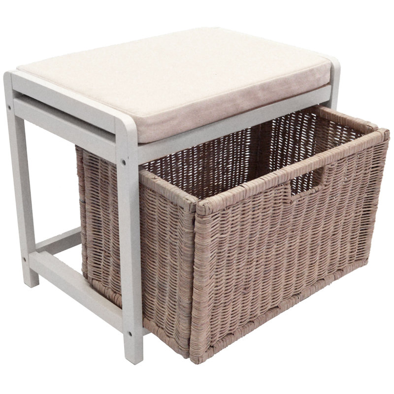 House Additions Weave Laundry Storage Bench & Reviews Wayfair.co.uk